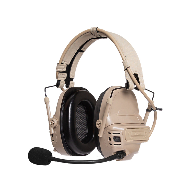 FMA Falcon Ears FE-30 Tactical Noise-Canceling Headset With 26dB Hearing Protection and Single-Cable Communication TB1490-B
