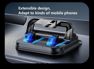 حامل أجهزة لوحية خارجي للمكتب وحامل هاتف للسيارة مع لوحة أرقام الهاتف 2 في 1 قابل للتعديل بحرية - Product Image 6