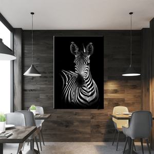 Pintura al Óleo de Zebra sobre Lienzo, Arte de Pared para Sala de Estar, Decoración del Hogar, Impresión Giclée, Obra de Arte al por Mayor - Product Image 4