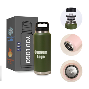 18/36/27Oz Thép Không Gỉ Cốc Thiết Kế Hiện Đại Đôi Tường Chân Không Cách Nhiệt Thể Thao Du Lịch Chai Nước Với Nắp Cho Cắm Trại - Product Image 1