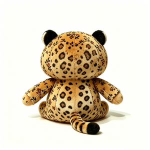 Peluche de guepardo con estampado floral personalizado, peluche de gato salvaje con estampado de flores de doble tono, muñeco de animal de safari estilo boho. - Product Image 5