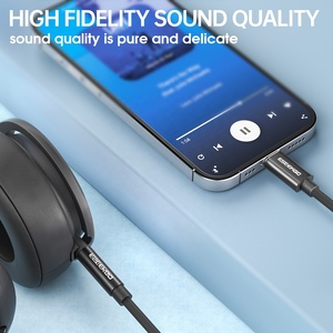 Factory Customized OEM Nylon Braided 4FT Type-<b>C</b> 3.5mm Audio Cable 6A Fast <b>Charging</b> Pure Copper Conductor Retail Computer IOS - Product Image 3