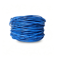 Kabel Ethernet Cat6 (CCA), 1000 kaki, Solid Bulk, 550MHz, 23AWG 4 Pasangan, Unshielded Twisted Pair (UTP)