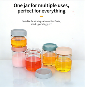 Frascos de Vidrio Herméticos de Grado Alimenticio de 16 oz, Apilables y Ecológicos para Almacenamiento de Alimentos en la Cocina, Personalizables - Product Image 2
