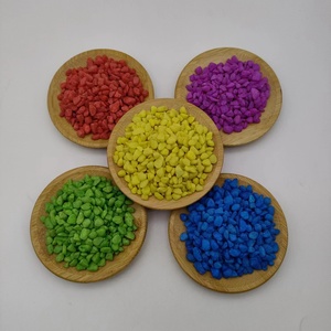 Đá màu 6-9mm được sử dụng để trang trí bể cá. Họ là những viên đá sỏi đánh bóng đầy màu sắc và sỏi màu. - Product Image 6