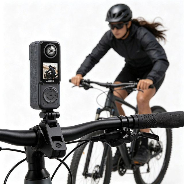 Custom 1.5 Inch IPS 4K Ultra HD Action Camera 130°Wide Angle Lens Outdoor Cycling Vlog Sport Camera Wife Sd Card 16/32/64/128G