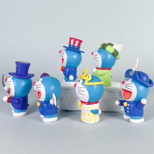 PVC haute qualité divers dessin animé mignon <span class=keywords><strong>Dora</strong></span> figurines en gros enfants 3D poupée jouets famille bureau décoration ornement - Product Image 2