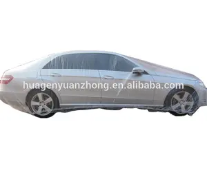 Temporary Universal Disposable Clear Plastic Car Cover