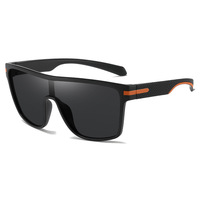 Nouveau modèle transfrontalier populaire auprès des influenceurs : Lunettes de soleil pour femmes, de cyclisme et d'extérieur, à monture carrée large, protection UV400, résistantes au vent