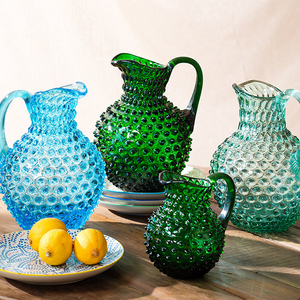 Bán buôn mô hình tùy chỉnh ly nước thủy tinh sử dụng hàng ngày nhà hàng hộ gia đình bình thủy tinh với tay cầm bàn bếp trang trí - Product Image 6