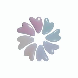 Productos de belleza en forma de corazón, herramientas para el cuidado de la piel, raspador facial de resina Gua Sha - Product Image 5