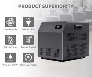 2026 कारखाने 0.5hp पानी ठंडा बर्फ स्नान पानी चिलर नया R290 कंप्रेसर अंतर्निहित पंप फिल्टर रिमोट कंट्रोल - Product Image 4