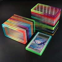 BNW Buy Stocks P.S. Gradedguard Mix Gradient Color Poke Mon Card PSAGraded Guard with Clear Panel