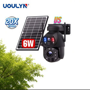 Uoulyn Ubox 6W 6M ビッグ 20倍デュアルビュー暗視屋外防水4G <span class=keywords><strong>US</strong></span> SIMカードソーラーバッテリーセキュリティPTZ CCTVカメラシステム - Product Image 1