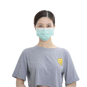 Mascarilla Facial Desechable de Tela No Tejida Industrial de 3 Capas, Aprobada por CE ISO, 95% de Filtración, EN14683 - Product Image 1