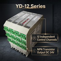 Controlador de Temperatura PID de 12 Canales Ydkz con Precisión del 0.5%, Autoajuste, Termopar Pt100, RS485, Ethernet, Modbus TCP