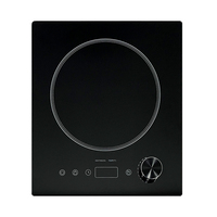Table de cuisson à induction portable 1800W avec certificat ETL, plaque vitrocéramique tactile, brûleur de comptoir, cuisinière électrique