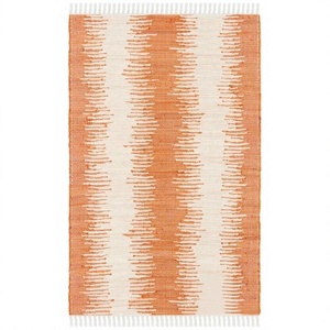 พรมผ้าฝ้ายอินเดีย ITHL Cotton Chindi Rag Rugs สำหรับตกแต่งภายใน/ภายนอกอาคาร ชุดพรมกันน้ำ กันลื่น เป็นมิตรกับสิ่งแวดล้อม ขนสั้น ทออย่างดี - Product Image 1