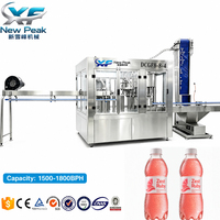 Nouvelle machine de remplissage automatique isobare Peak pour boissons gazeuses, ligne complète de production de boissons gazeuses pour usine