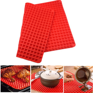 <span class=keywords><strong>Tapis</strong></span> <span class=keywords><strong>de</strong></span> <span class=keywords><strong>cuisson</strong></span> en silicone à pyramides, antiadhésif, pour four et micro-ondes, favorisant la <span class=keywords><strong>cuisson</strong></span> saine et réduisant la graisse – Meilleures ventes - Product Image 2