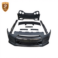 Kit carrosserie style Nismo pour GTR R35 : Spoiler arrière, jupes latérales, lèvre de pare-chocs en fibre de carbone et fibre de verre – Pièces de tuning