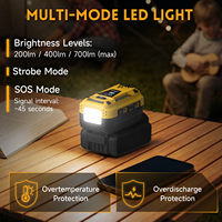 Chargeur de batterie portable multifonction compatible avec la batterie Dewalt PD3.1, artisanat, camping, urgence