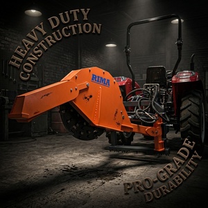<span class=keywords><strong>Broyeur</strong></span> de souches robuste pour tracteurs de 30 à 80 CV <span class=keywords><strong>avec</strong></span> 54 dents en carbure, roue de coupe de 24 pouces et attache Cat 1 à 2 points - Product Image 1