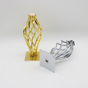 Pièces de meubles fauteuils pieds de table en métal processus de placage de base pieds exquis jambe de glissement de meubles en porcelaine - Product Image 1