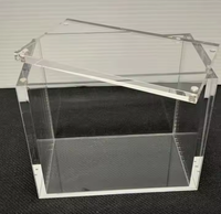 Étui de protection transparent en acrylique durable pour cartes PTCG, édition anglaise, en plexiglas