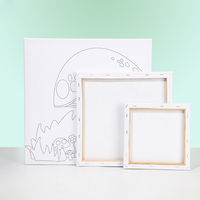 Offre Spéciale – Cadres en toile de coton tendus, peints à la main, sans acide, apprêtés, de forme personnalisable pour peinture acrylique et à l'huile