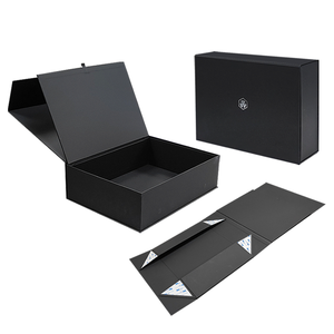 Caja de Regalo Magnética Plegable con Diseño en Relieve, Carpetas Personalizadas, Papel Reciclable y Lazo - Product Image 3