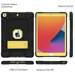 Azzsy ODM Anti-Schock Hochleistungs-Ständer Kids <span class=keywords><strong>Tablet</strong></span> <span class=keywords><strong>Case</strong></span> Cover für Apple iPad <span class=keywords><strong>10</strong></span>,<span class=keywords><strong>2</strong></span> Zoll 2021 9. 8. 7. - Product Image 5