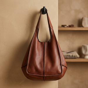 Bolso de Mano Grande para Mujer BS INTERNATIONAL, de Lujo, Ecológico, 100% Cuero Genuino, Duradero, Impermeable, Suave y Ligero, con Cierre de Cremallera - Product Image 2