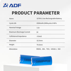 충전식 <span class=keywords><strong>Lifepo4</strong></span> 3.2v 32700 6500mah 6.5ah 원통형 리튬 이온 배터리 셀 - Product Image 3