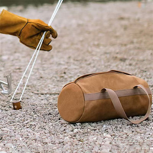 Sac de rangement cylindrique pour piquets de camping OEM, pour cordes de tente et équipement de plein air - Product Image 2