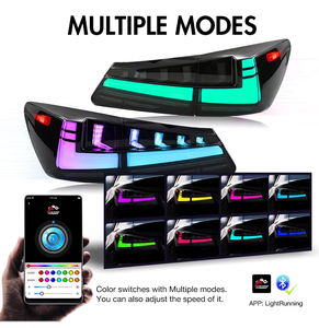DK ไฟท้าย LED สำหรับ IS250 Lexus IS300 2006-2012 RGB ชุดประกอบไฟท้าย - Product Image 3