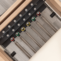 Reformer Pilates en érable blanc avec tour – Équipement de studio de Pilates et de yoga durable et portable pour la maison
