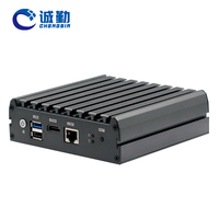 Baytrail-procesador DDR3 de escritorio, 6 puertos Lan sin ventilador, industrial, Mini PC, J1800, J1900, E3845, Openwrt