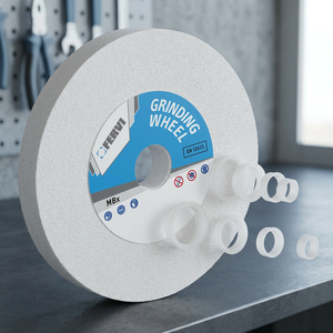 Meules abrasives FERVI MOLA en corindon blanc, grain 60, 200x20x32mm, 3350 tr/min - Product Image 2