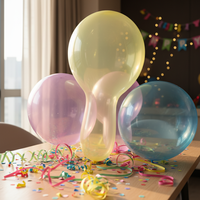 Ballon en latex cristal éléphant 24 et 32 pouces, nouveau style, écologique, sûr et respectueux de l'environnement, à long cou