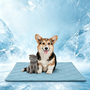 Dog Cooling Mat Cooling Mat for Dogs Machine Washable Dog Cooling Mat Foldable Cooling Blanket for Dogs Self Cooling Pet Bed <b>Pad</b> - Product Image 1