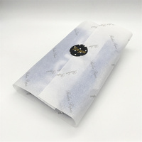 Papier de soie d'emballage de luxe imprimé 17 g/m² de haute qualité pour cadeaux, vêtements et fleurs, personnalisable