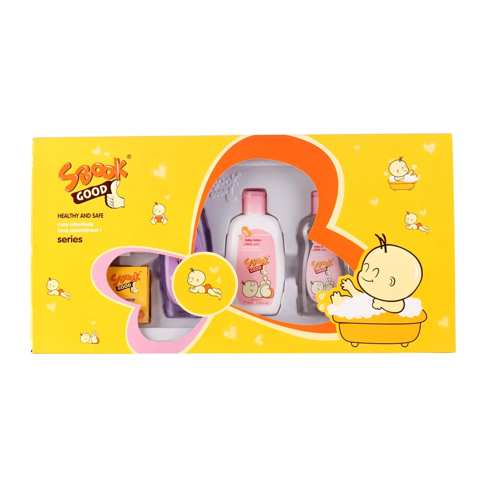 Sbook 6 шт/лот; Лосьон шампунь и другие продукты для чистки подарочный набор, комплект одежды для новорожденных, для ванны подарочный набор