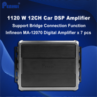 Amplificateur de voiture 1120 W 12 canaux connexion de pont de support DSP intégrée à 8CH 10CH Infineon classe D MA-12070