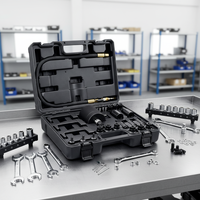 Kit d'outils de démontage et d'extraction d'injecteurs de carburant pneumatiques en acier au carbone pour réparation automobile diesel/essence, usage universel