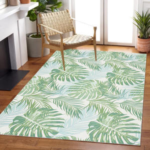 Alfombra Rectangular Dove Velvet Leaf de 5x7, Fibra de Poliéster, Diseño Novedoso, Alfombra para el Hogar - Product Image 5