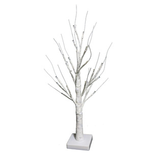CAIMEIYI <span class=keywords><strong>Arbre</strong></span> artificiel de Noël d'intérieur 60 cm, décoration de Noël, palmier blanc, <span class=keywords><strong>bouleau</strong></span>, 24 lumières <span class=keywords><strong>LED</strong></span>, boîte à piles, alimentation USB, IP44 - Product Image 6