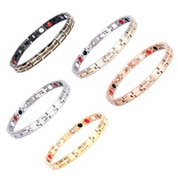 Bracelet d'amitié de haute qualité avec fermoir magnétique réglable, à ions négatifs FIR, bio-énergie, charme quantique et énergie scalaire pour la guérison