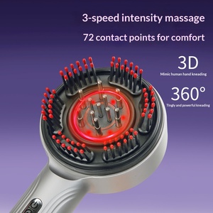 Peine <span class=keywords><strong>de</strong></span> Masaje con Microcorriente Eléctrica y Líquido Conductor <span class=keywords><strong>de</strong></span> Luz Roja, Instrumento para Aplicación <span class=keywords><strong>de</strong></span> Medicamentos <span class=keywords><strong>en</strong></span> el Cuero Cabelludo - Product Image 4