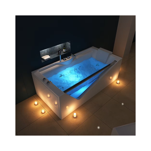Jacuzzis Grandes, Bañera de Masaje Interior, Jacuzzis Sensuales, Precio Económico, Bañera de Masaje para 2 Personas - Product Image 1